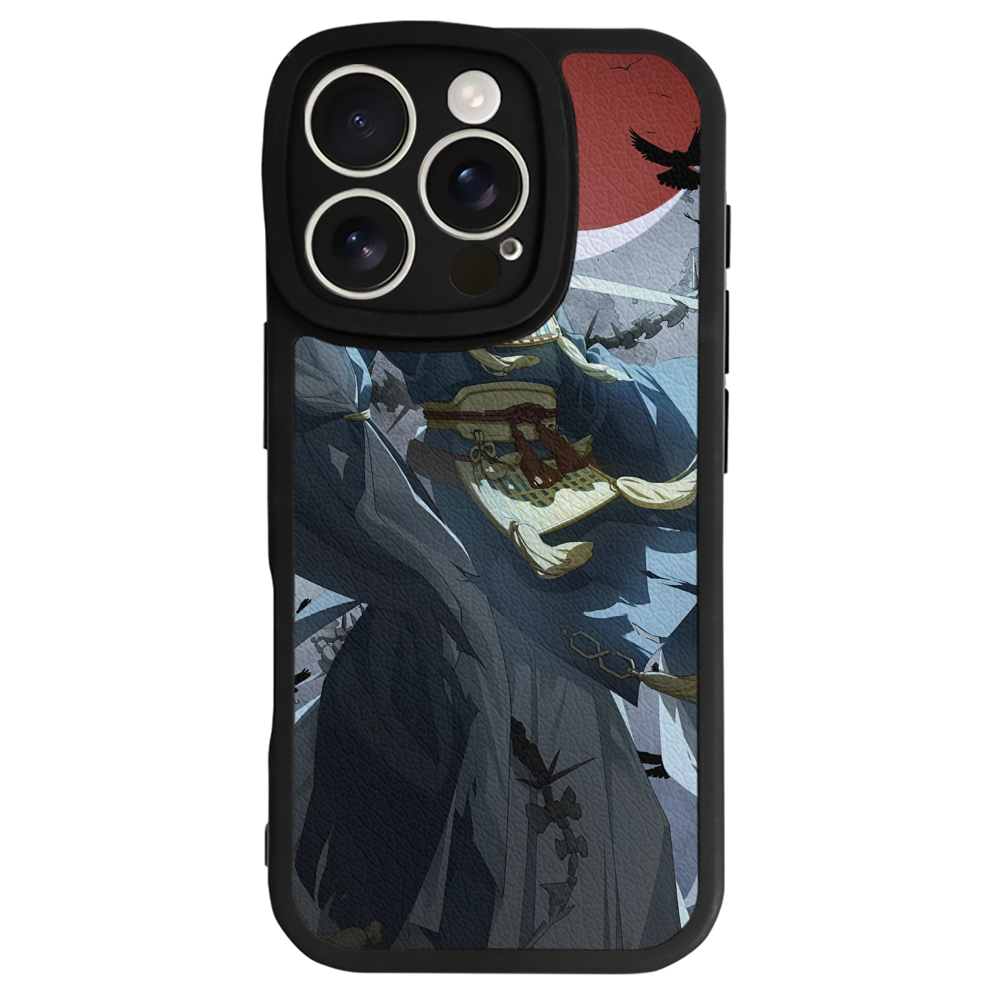 （画像用） 刀剣乱舞 Touken Ranbu 【iPhone 16シリーズ対応】シリコンスマホケース（レザー調） 材質：シリコン